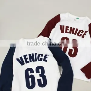 Latest Long Sleeve Sport Design Children Tshirt Kids Longsleeve t Shirt thumbnail-6