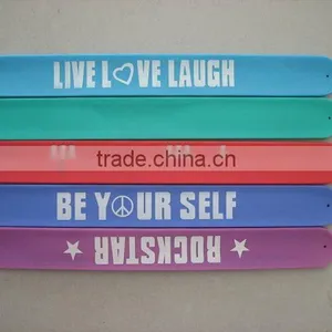 Top Quality Printing Slap Wrist Band thumbnail-1