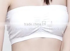Seamless White Comfortable Modern Girls Tops thumbnail-3