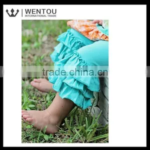 China Wholesale Baby Cute Knit Ruffle Pants thumbnail-3