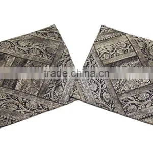 Beautiful Decorative Couch Pillows Chocolate Zari Furniture Designer Cushions thumbnail-1