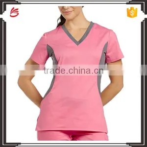 Custom Fashionable Nurse Uniform Designs Medical Scrub Suit Design in Hospital Uniform With Scrub Pants thumbnail-2