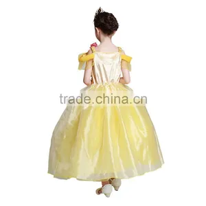 2017 Satin Flower Girl Dresses Evening Wear thumbnail-5