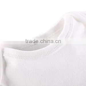 Wholesale Customized Logo Baby Plain Rompers Blanks Baby Onesie Custom Printing thumbnail-3