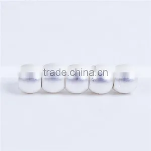 Zinc Based Alloy Spacer Beads Round Matt Silver thumbnail-3