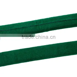 Velveteen Sponge Jewelry Rope Green 9.0mm( 3/8"), 2 M thumbnail-1