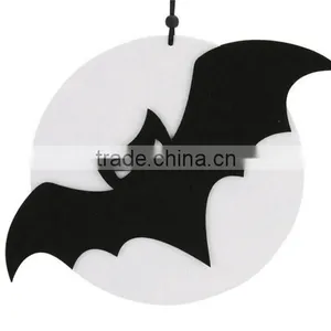 Large Felt Bat Moon Halloween Hanging Decoration Fancy Dress Scary Kids Party Supplies in China thumbnail-1