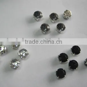 Rhinestones in Silver Claw Setting With Two Prongs thumbnail-1