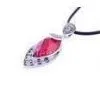 Top Quality CZ Set Fashion Red Zircon Custom Gemstone Jewelry Thai Copper Pendant thumbnail-1
