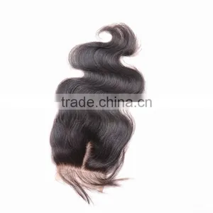 China 100% Human Hair Virgin Brazilian Hair 3 Way Part Closure thumbnail-6