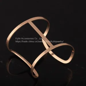 Fashion Jewelry T Bar Open Bangle thumbnail-3