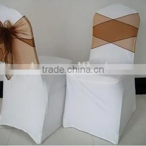 Organze Chair Sashes for Wedding Spandex Chair Cover thumbnail-1