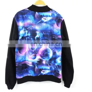 Wholesale Sublimated Modern Team Light Weight Ladies Baseball Jacket thumbnail-4