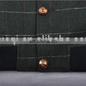 Fashion Plain Woolen Classic Varsity Jacket Men thumbnail-6