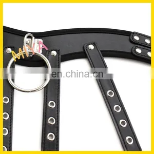 Adjustable Queen's PU Leather Costume Bondage Harness thumbnail-4