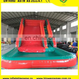2017 Wholesale Amusement Park Water Slides 10*5m Kids Inflatable Waterslides thumbnail-1