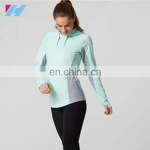 Women Hoodies Long Sleeve Girls Fitness Zipper Tops Casual Hoodies Jackets thumbnail-1