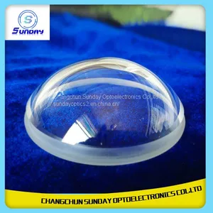 Optical Glass Dome Cover Lenses Bk7 k9 Fused Silica Sapphire thumbnail-1