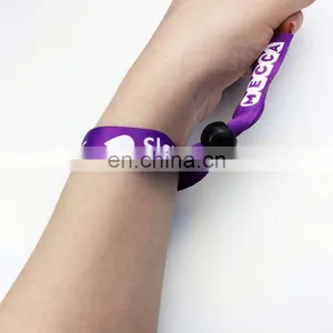 High Quality Customized Cheap Fabric Wristbands With Personal Logo For Events YF011 thumbnail-3