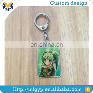 Made in China Promotional Metal Square Keyring thumbnail-5