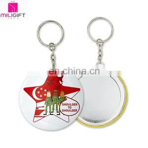 2016 58mm High Quality Metal Mirror Key Ring thumbnail-1