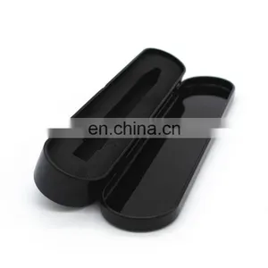 Shinny Black Varnished Rectangular Metal Tin Case With Hinge Lid and EVA Tray thumbnail-4