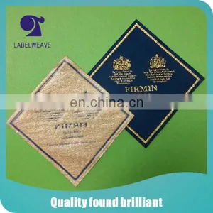 High Density Woven Heat Transfer Labels With Metallice Yarn thumbnail-1