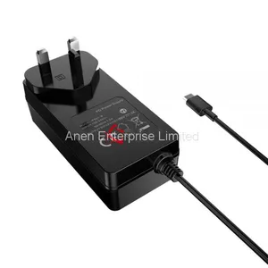 65W AC Adapter With UK Plug,GS,CE, UL Approval, VI Efficiency, 24V1A 12V2A 12V1.5A 24V0.8A Power Adapter thumbnail-1