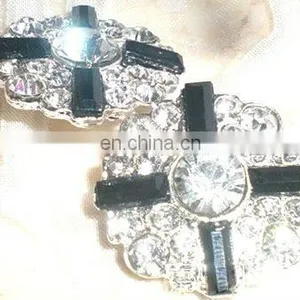 2013 New Rhinestone Hair Flower Embellishment Garment Accessory Button Shoe Clip thumbnail-1