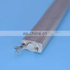 Flexible Flat Elevator Travelling Cable With Coaxial RG59 and Steel Wire for CCTV Camera thumbnail-3