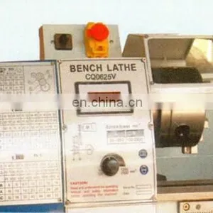 Variable Speed 26mm CQ0625V Manual Mini Lathe Machine Price With CE for Sale thumbnail-2