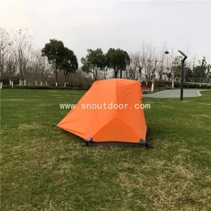 Orange Color Lightweight 1 Man Tent Backpacking Camping 3 Season Tents thumbnail-2