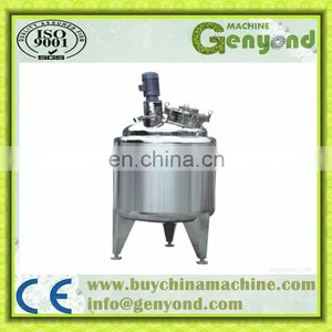 Vertical Double Jacketed Stainless Steel Mixing Agitator Tank thumbnail-3