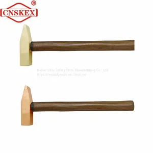 Anit-explosion Hammer Cross Pein Engineers' Wooden Handle Safety Manual Tools thumbnail-1