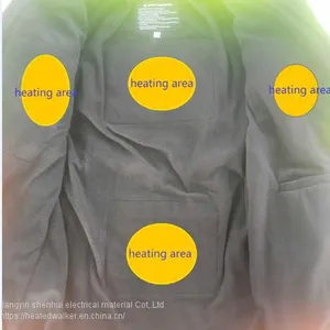 Dark Green Heated Jacket thumbnail-2
