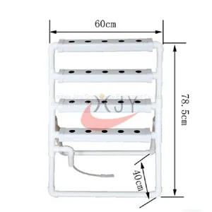 20 Holes Vertical Aeroponics System Home Tower Gardening Indoor Hydroponic Systems Indoor Hydroponic System thumbnail-1