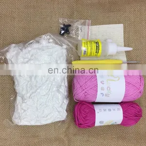 Happy Bunny 100% Cotton Yarn Crochet Kit for DIY thumbnail-5
