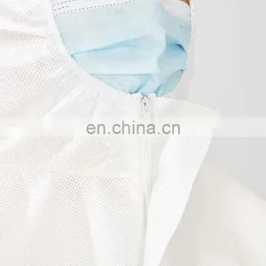 Safety Protective Clothing Disposable Lightweight Sterile Coverall Anti Dust Virus Protective Clothing thumbnail-1