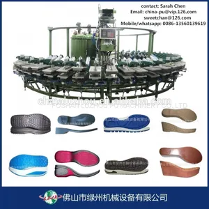 24/36/48/60/80 Work Stations Polyurethane pu Shoe Foaming Machine thumbnail-4