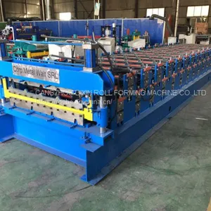 Tr4 Tr5 Tr6 Galvanized Sheet Metal Roof Roll Forming Machine thumbnail-5