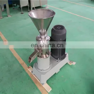High Efficiency Nut Colloid Mill Cocoa Bean Grinding Production Line Peanut Butter Making Machine thumbnail-4