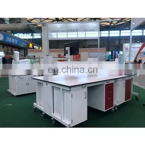 Customized H-frame Lab Acid and Alkali Resistance Drawer Work Bench thumbnail-1