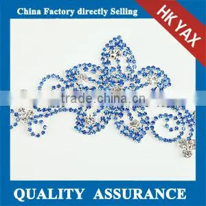 W0319 Pretty Charming Flower Rhinestone Embellishments,bridal Wedding Rhinestone Flower Embellishments thumbnail-1