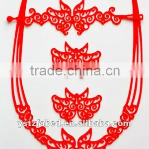 Hollow Silicone Necklace Bracelet Earrings Set With Butterfly Fashion Design thumbnail-1