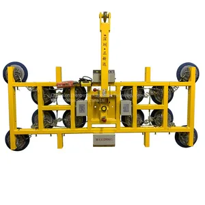 Zhengxinda 1200kg Electric Suction Cup Pneumatic Turnover Crane Vacuum Spreader Large Glass Suction Crane thumbnail-4