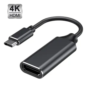 USB Type C to HDMI-compatible Adapter USB 3.1 USB-C to HDMI-Compatible Video Adapter Converter for MacBook Air for Samsung thumbnail-1