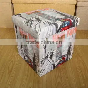 Modern Appearance Normal Ottoman Storage Stool thumbnail-6