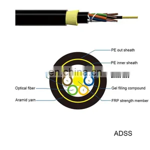 Duct Direct Buried ADSS GYTA GYTS GYXTW 4 8 12 24 48 96 144 288 Core G652d Cable Optic Fiber for Cable Network thumbnail-3