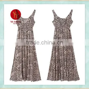 High Quality Leopard Skin Women Suspender Skirt thumbnail-1