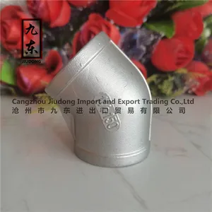 Stainless Steel Pipe Fittings 45 LB Elbow Npt thumbnail-5